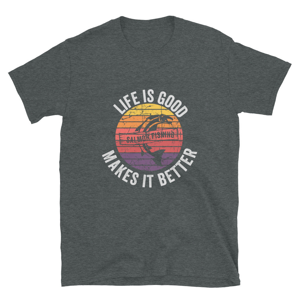 Sunset Salmon Tee