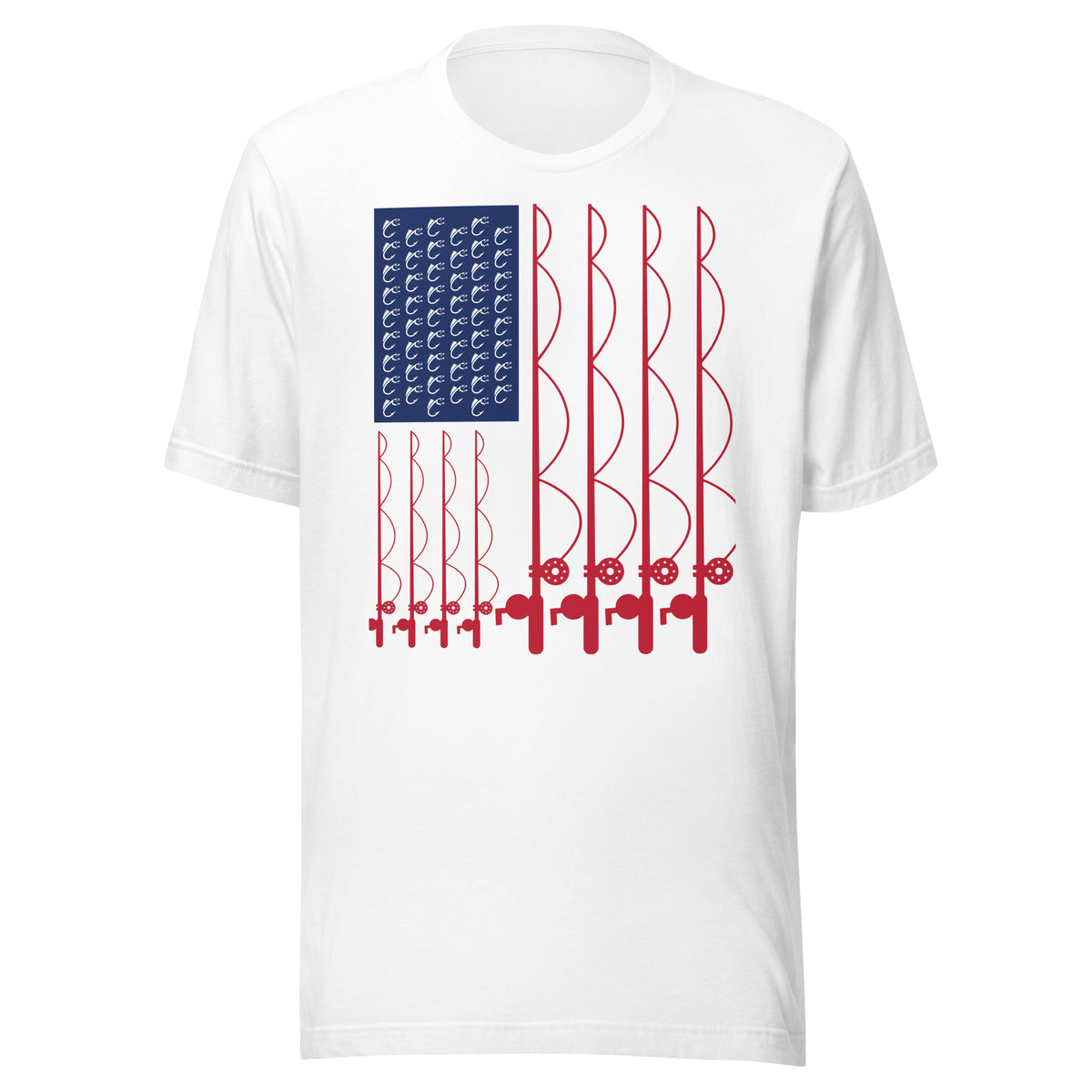 Stars and Stripes Fishing Tee