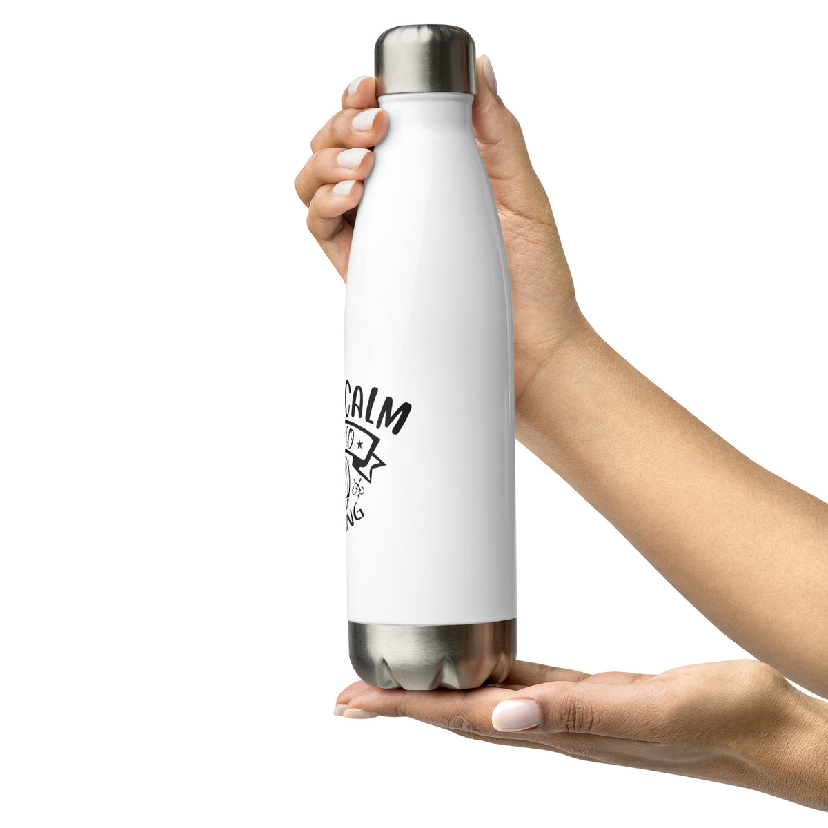 Keep Calm Fishing Stainless Steel Bottle