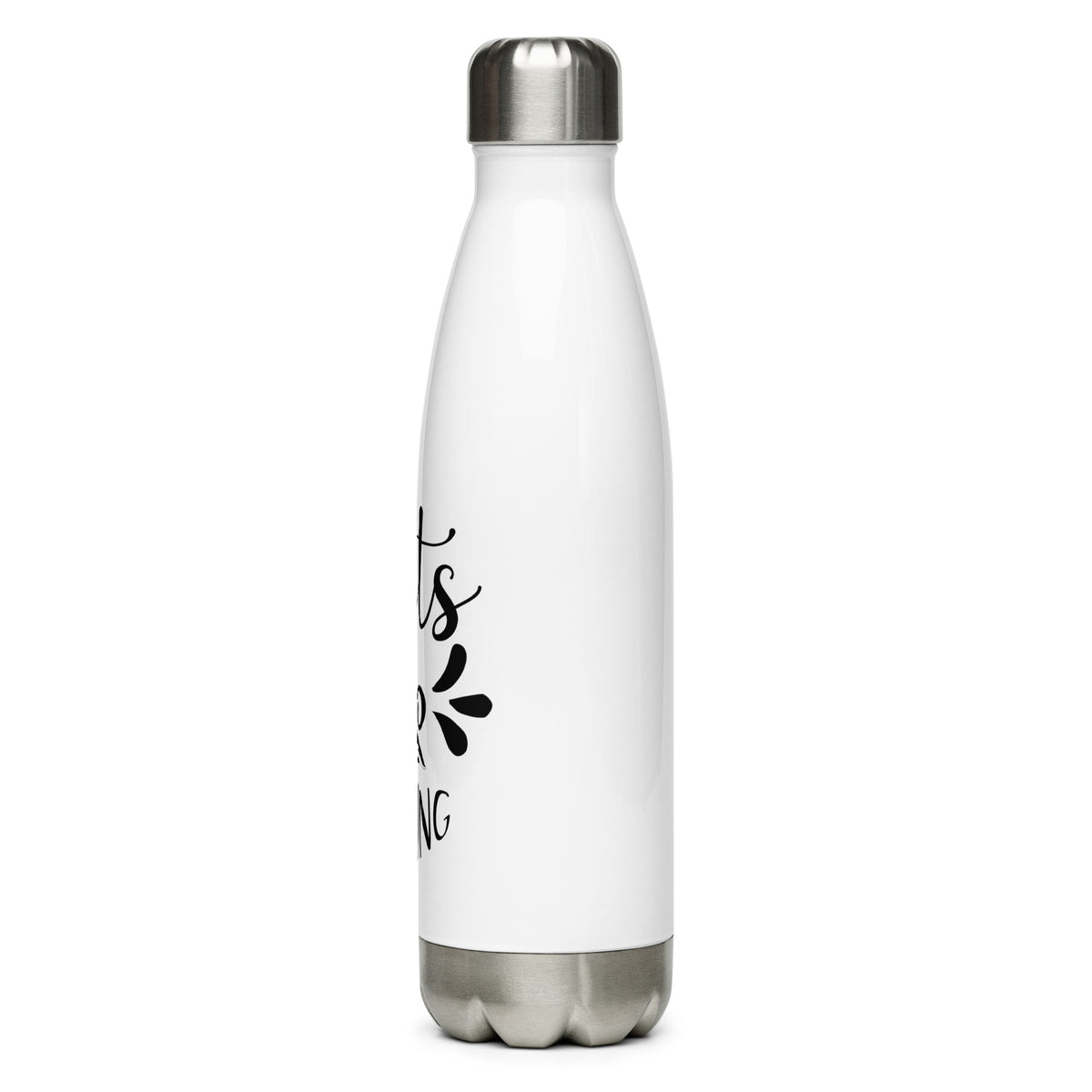Fishing Water Bottle with 'Let's Go Fishing' Script