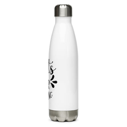 Fishing Water Bottle with 'Let's Go Fishing' Script