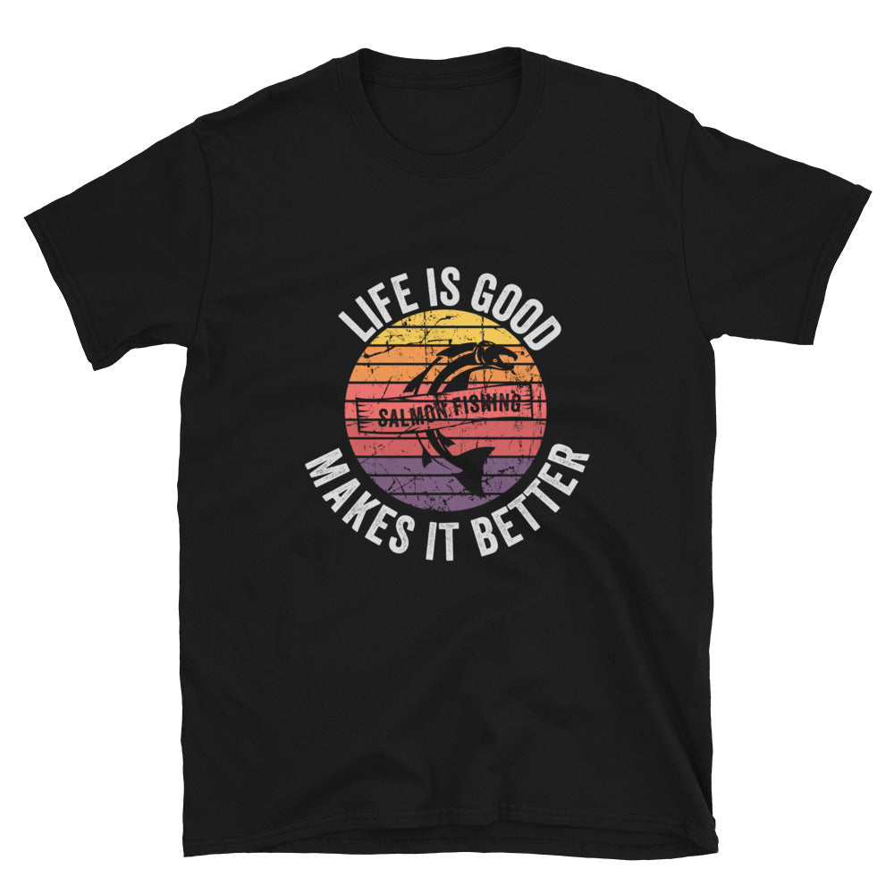 Sunset Salmon Tee
