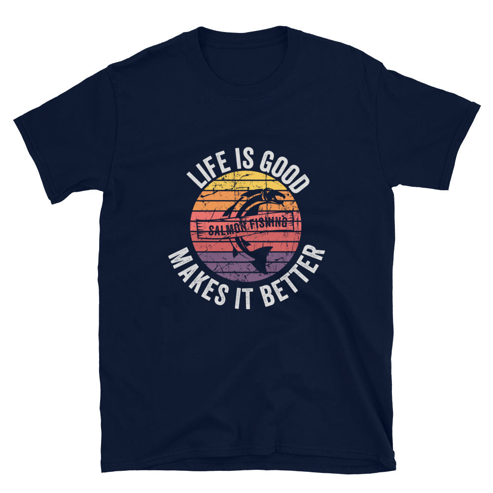 Sunset Salmon Tee
