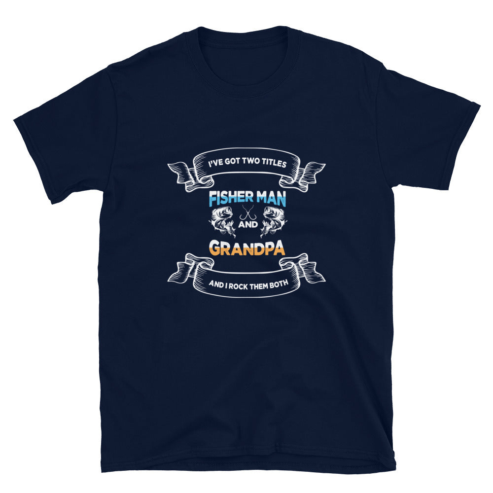 Fisherman and Grandpa Tee