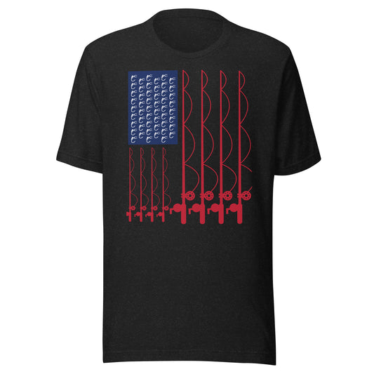 Stars and Stripes Fishing Tee